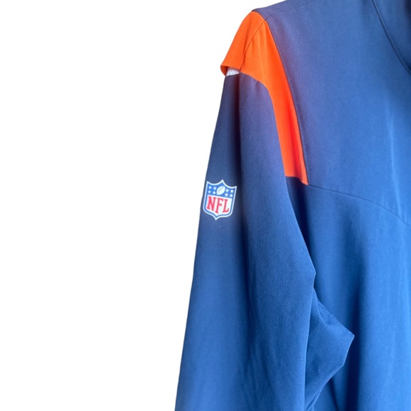 Denver Broncos Pull Over Quarter Zip Shirt Sz 2XL - Picture 4 of 9